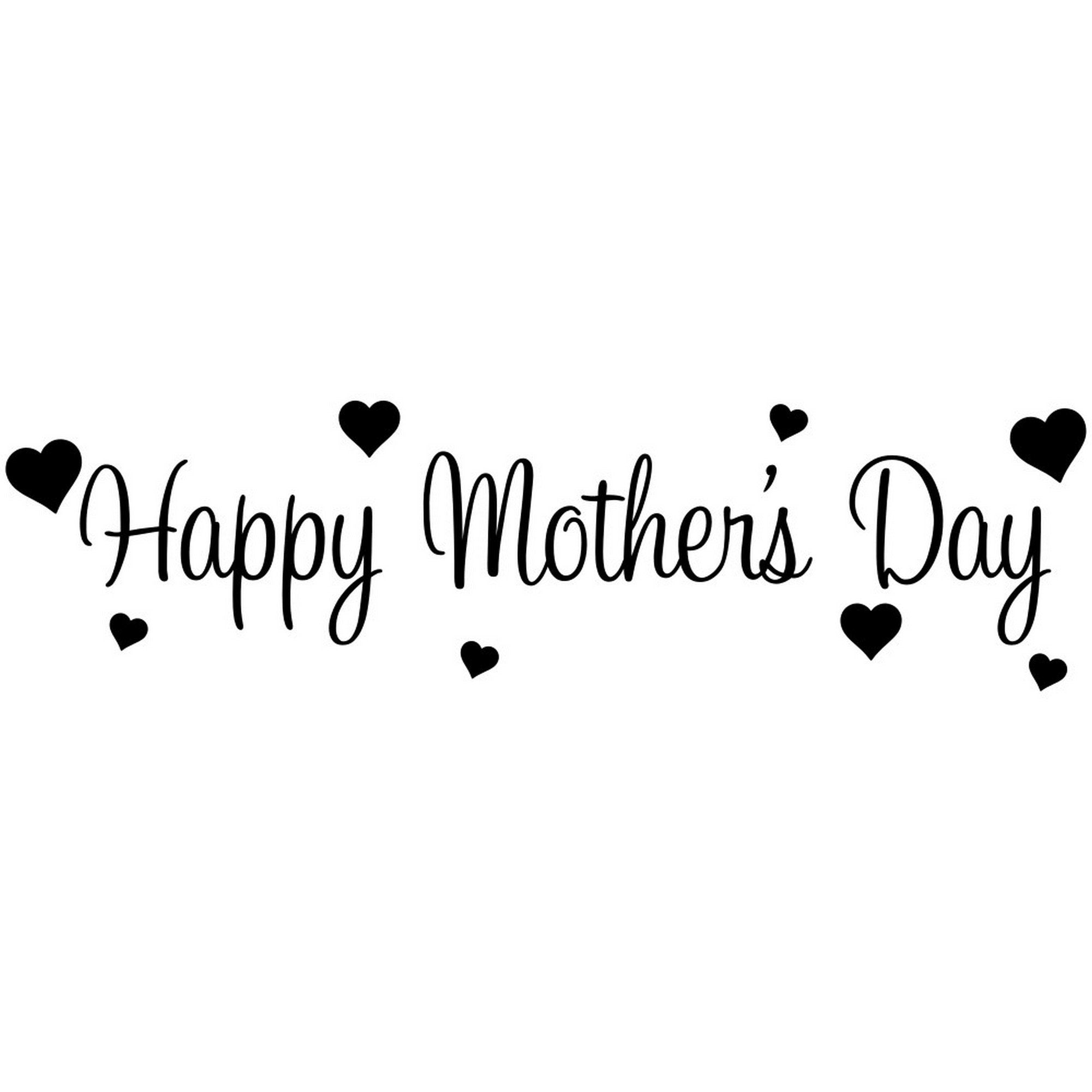 Happy Mother’s Day Script Window Sticker example 5