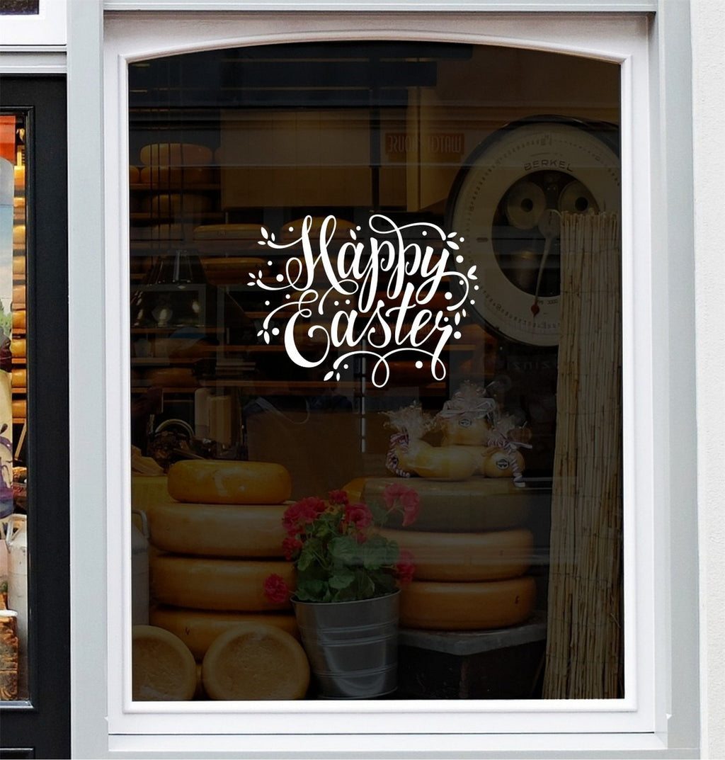 Happy Easter Shop Window Sticker example 3