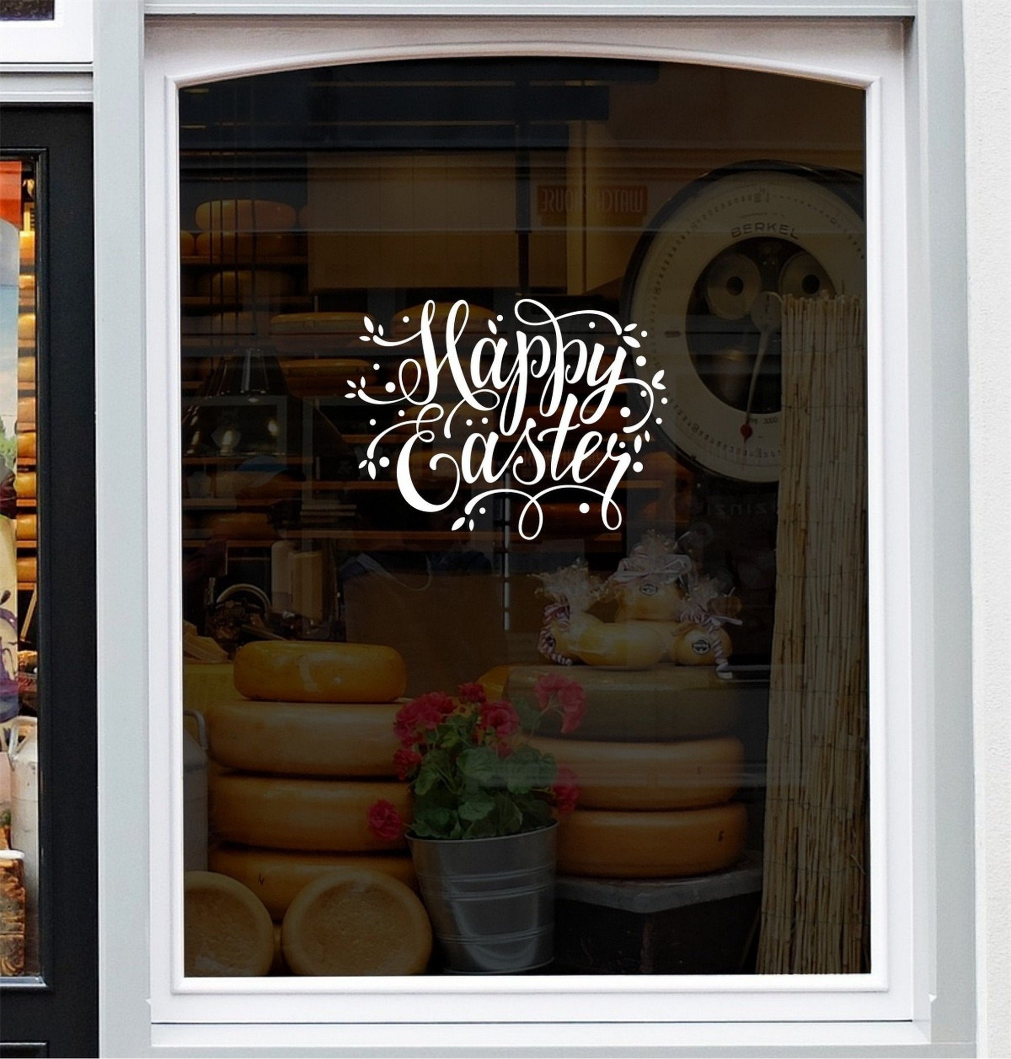 Happy Easter Shop Window Sticker example 3