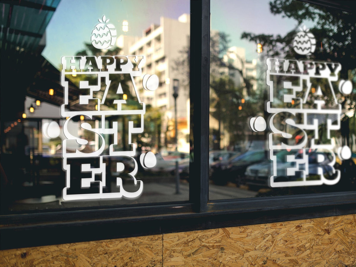 Happy Easter Shop Window Sticker product image 3