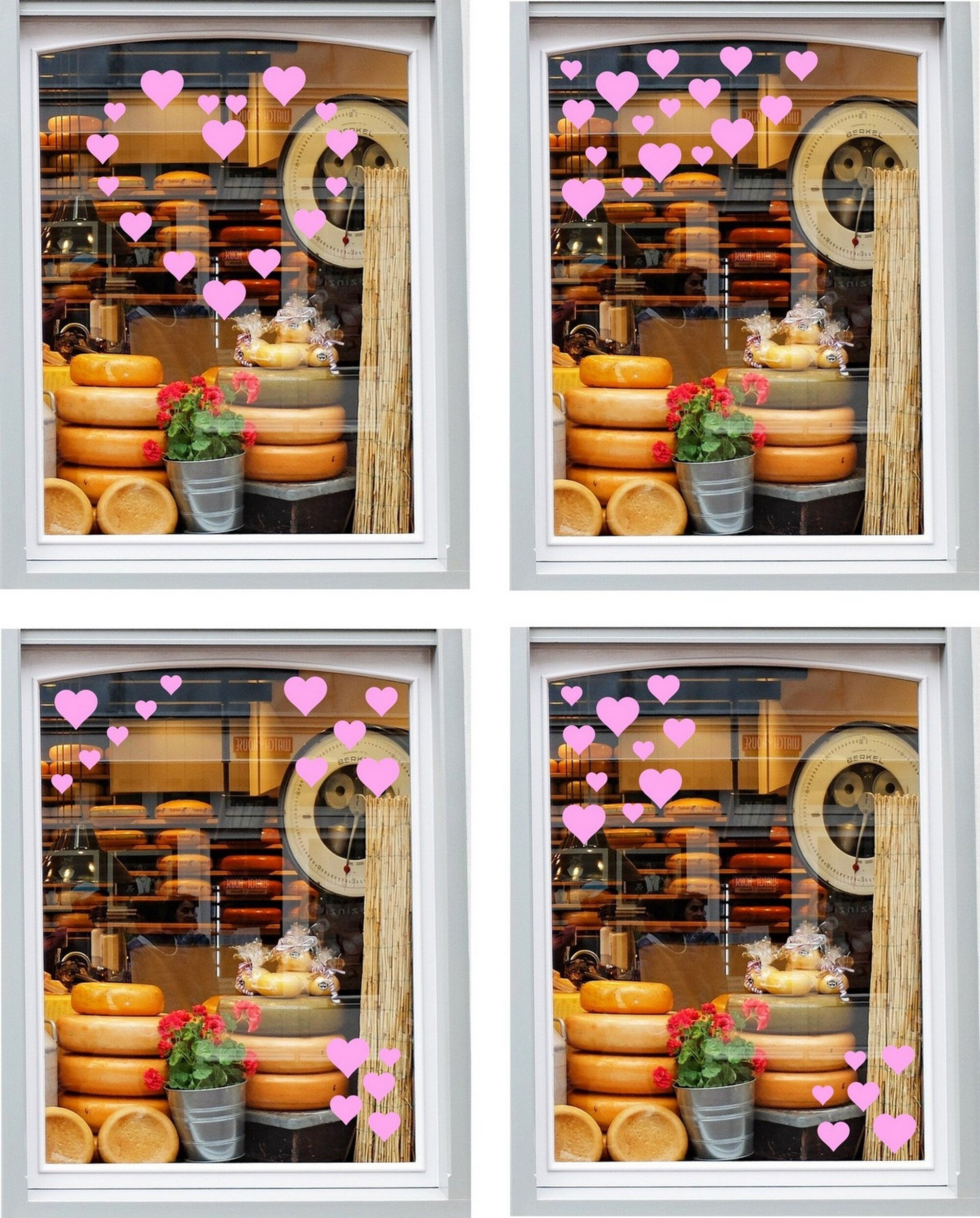 Valentine Heart Window Sticker Set – 16 Pack product image 3