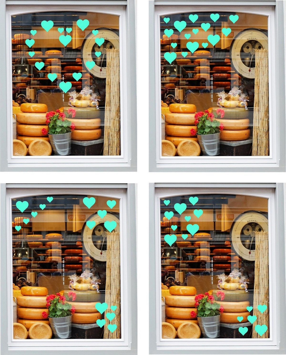 Valentine Heart Window Sticker Set – 16 Pack product image 4