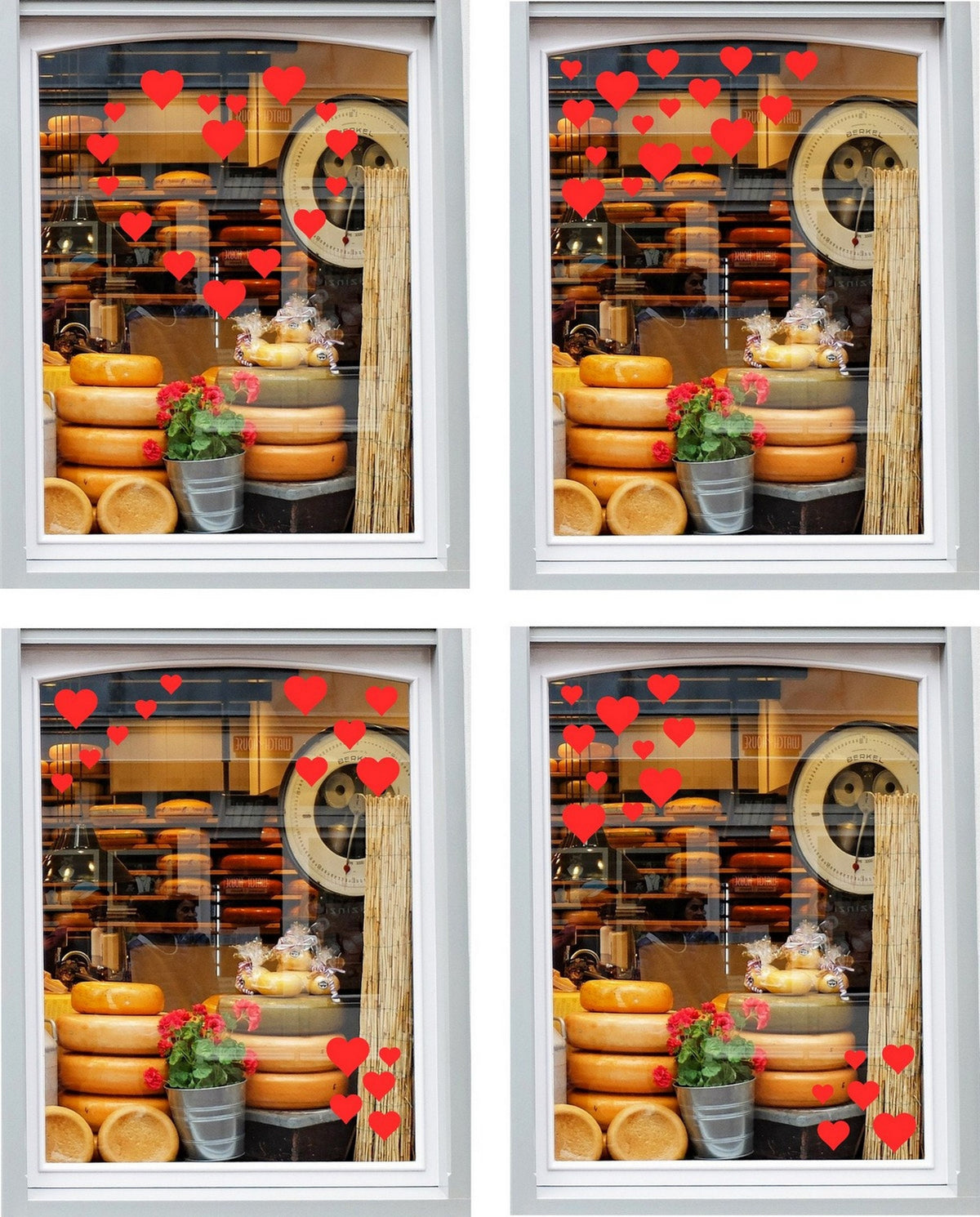 Valentine Heart Window Sticker Set – 16 Pack product image 5