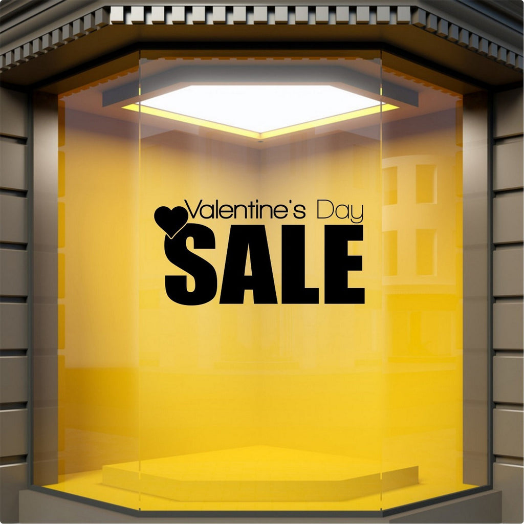 Valentine’s Day Sale Window Sticker product image 3