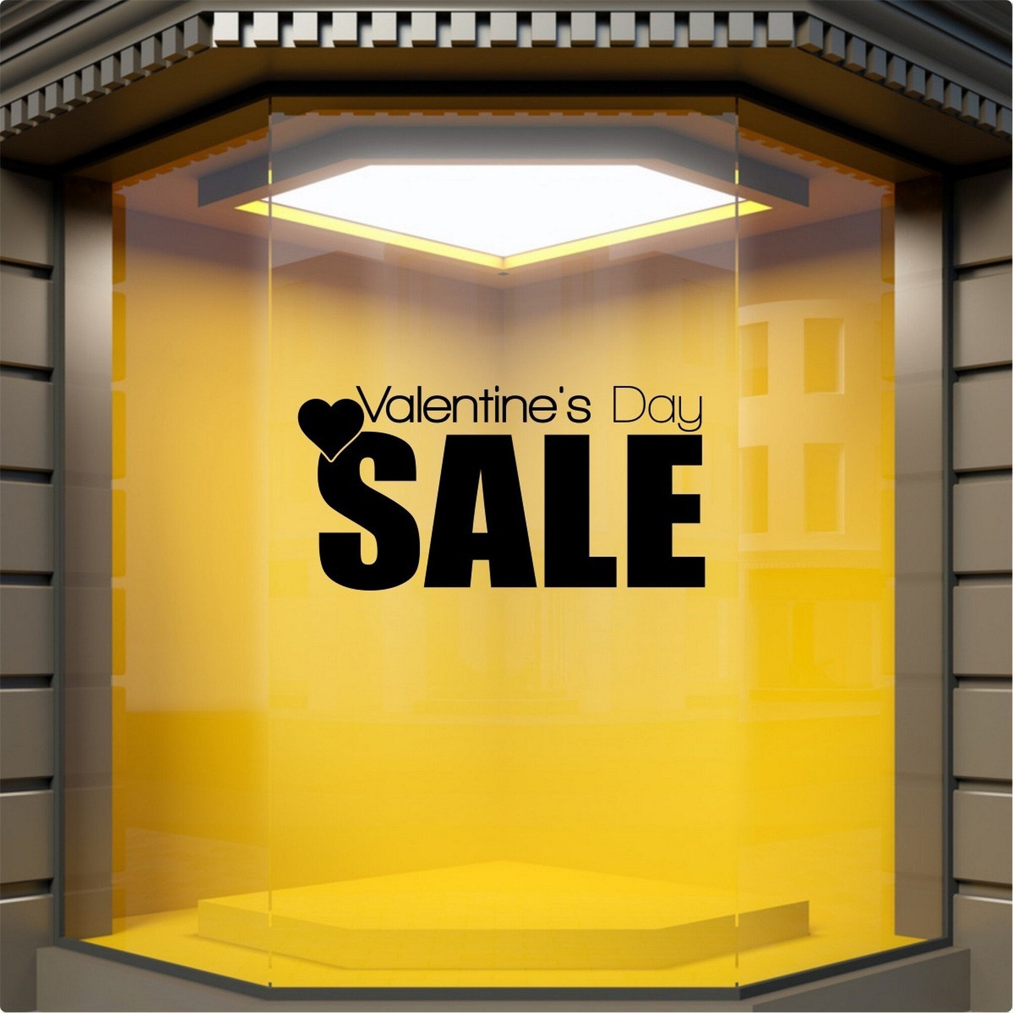 Valentine’s Day Sale Window Sticker product image 3
