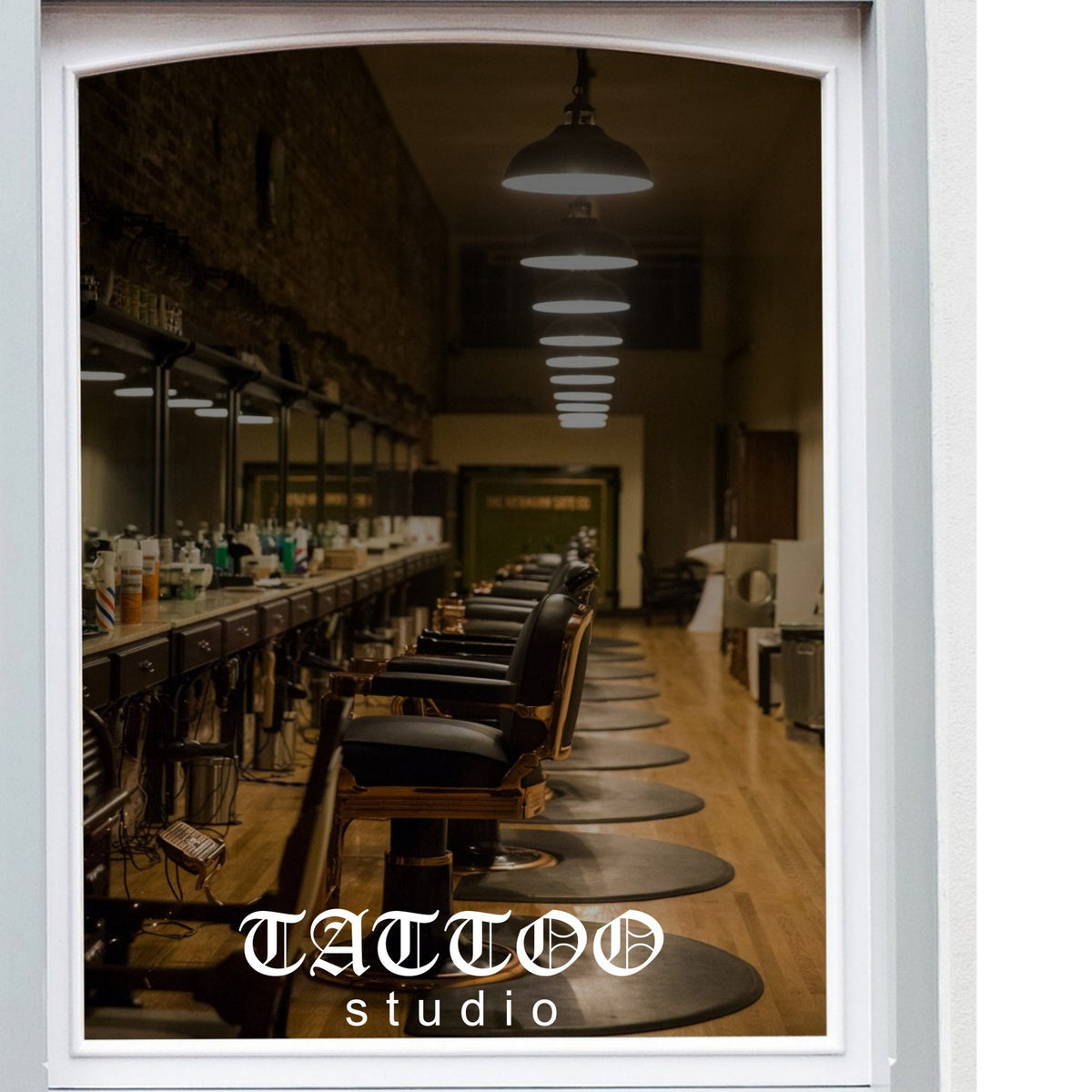 Tattoo Studio Shop Window Sticker example 3