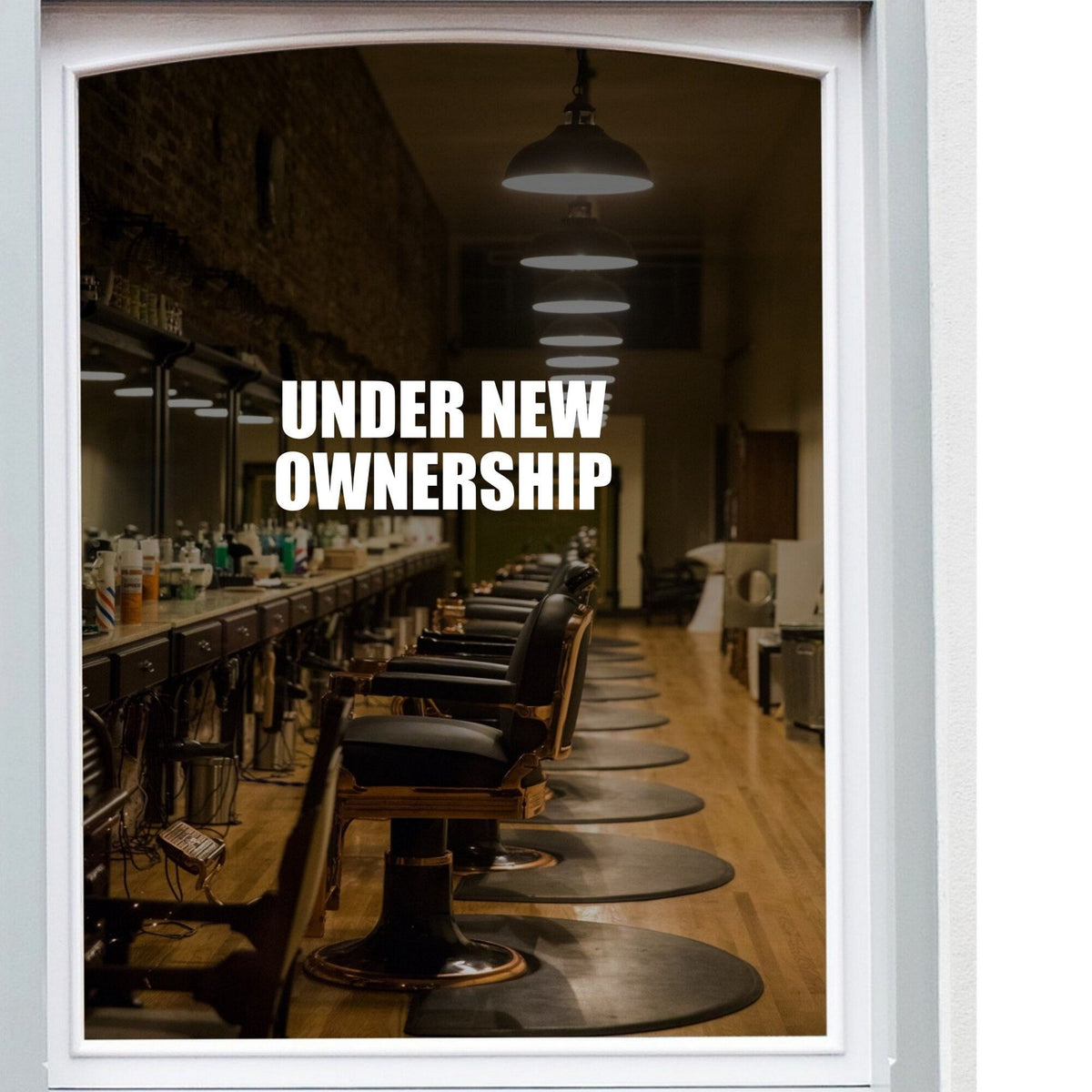 Under New Ownership Shop Window Sticker example 3