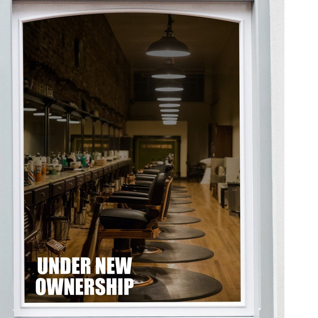 Under New Ownership Shop Window Sticker example 4