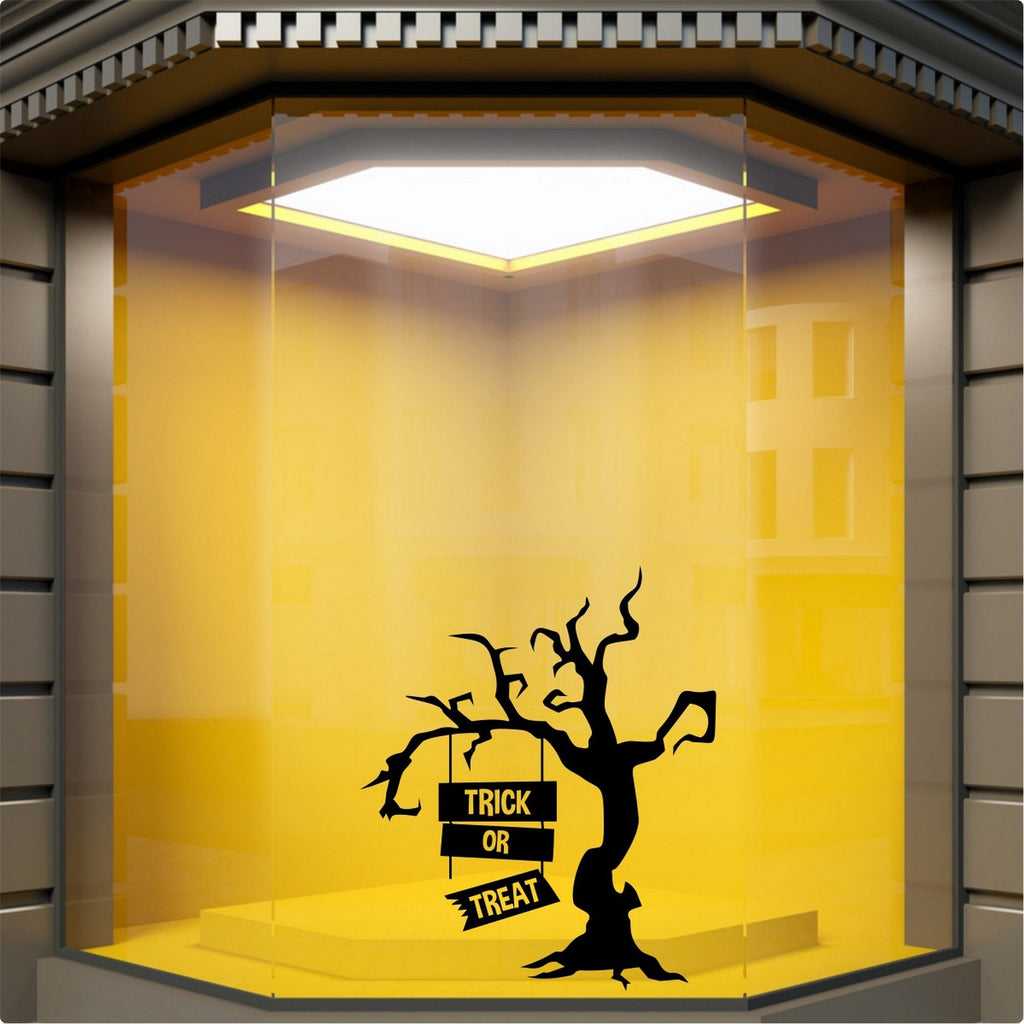 Trick or Treat Creepy Tree Window Sticker product image 3