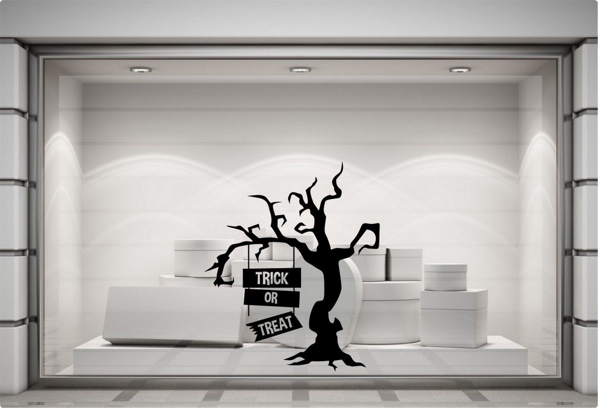 Trick or Treat Creepy Tree Window Sticker product image 6