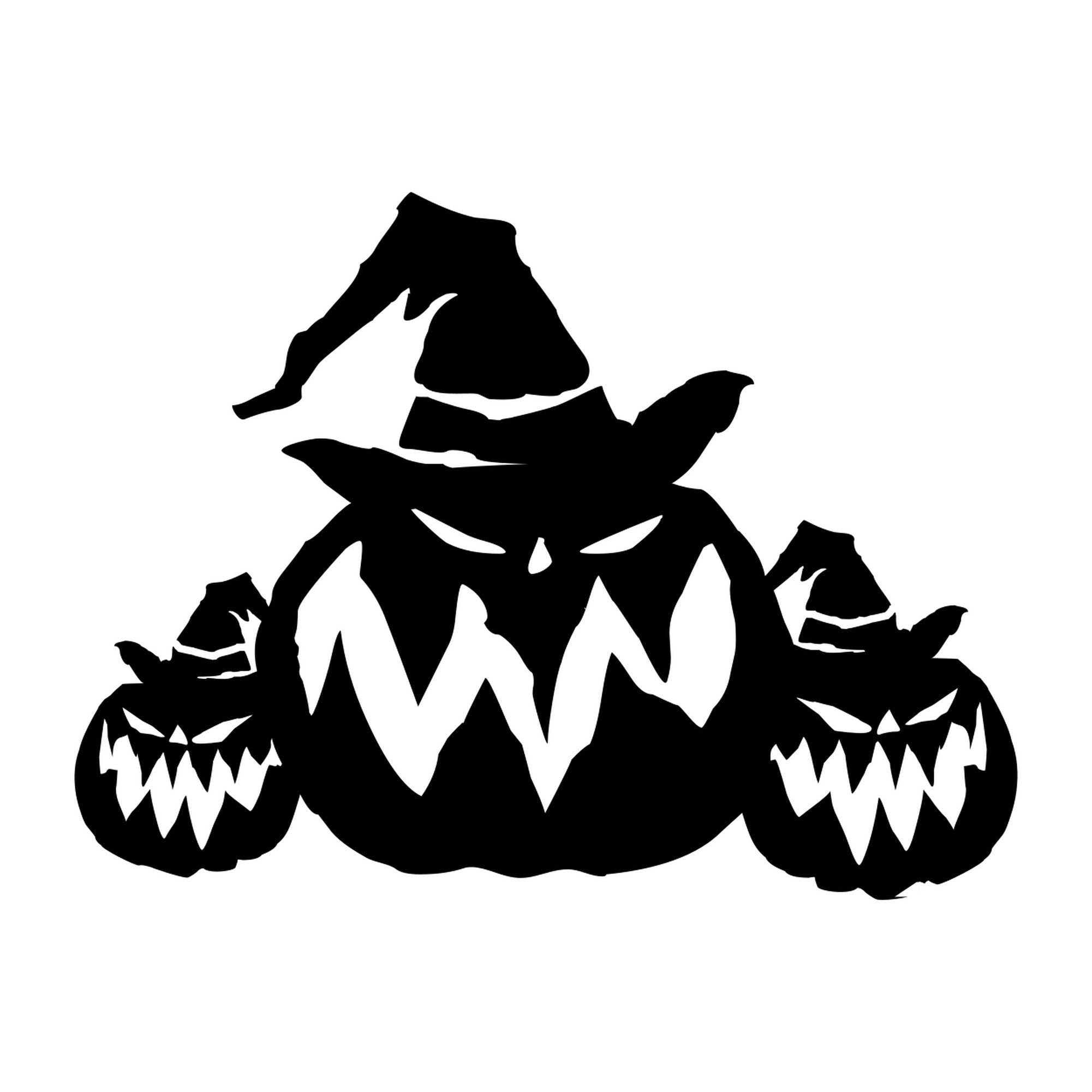 Halloween Pumpkin Window Sticker product image 3