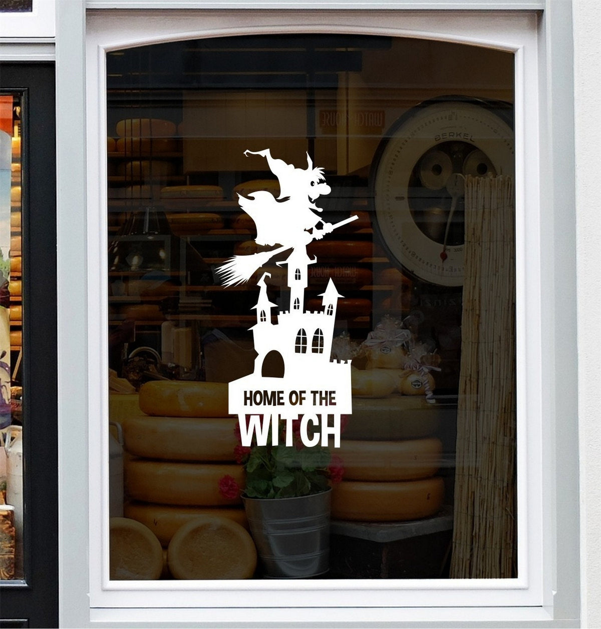 Home of the Witch Halloween Window Sticker product image 3