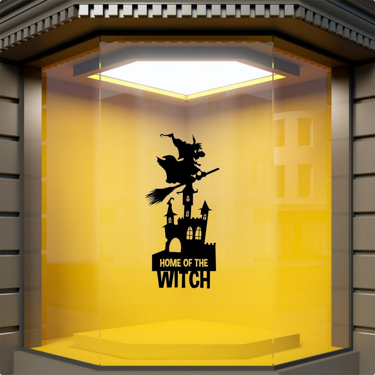 Home of the Witch Halloween Window Sticker product image 6