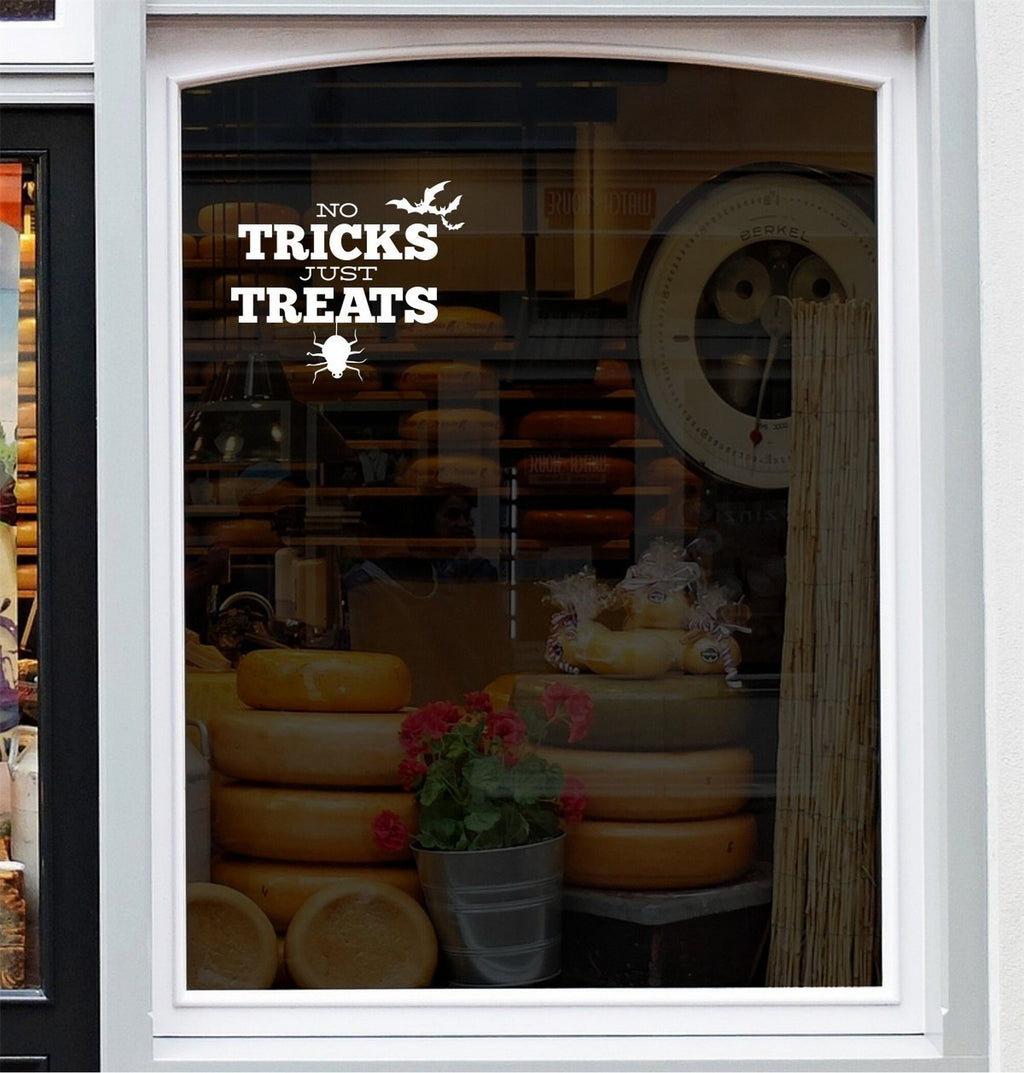 No Tricks Just Treats Halloween Window Sticker product image 3