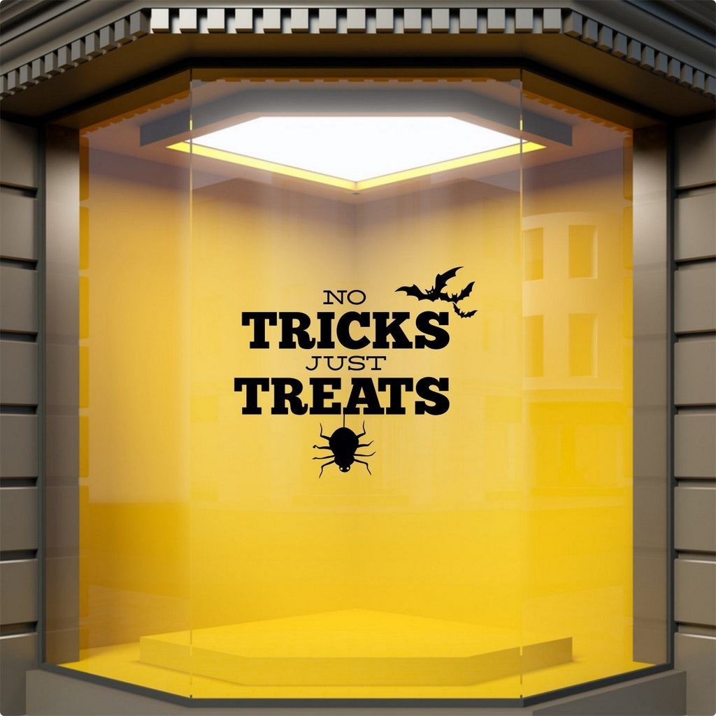 No Tricks Just Treats Halloween Window Sticker product image 4
