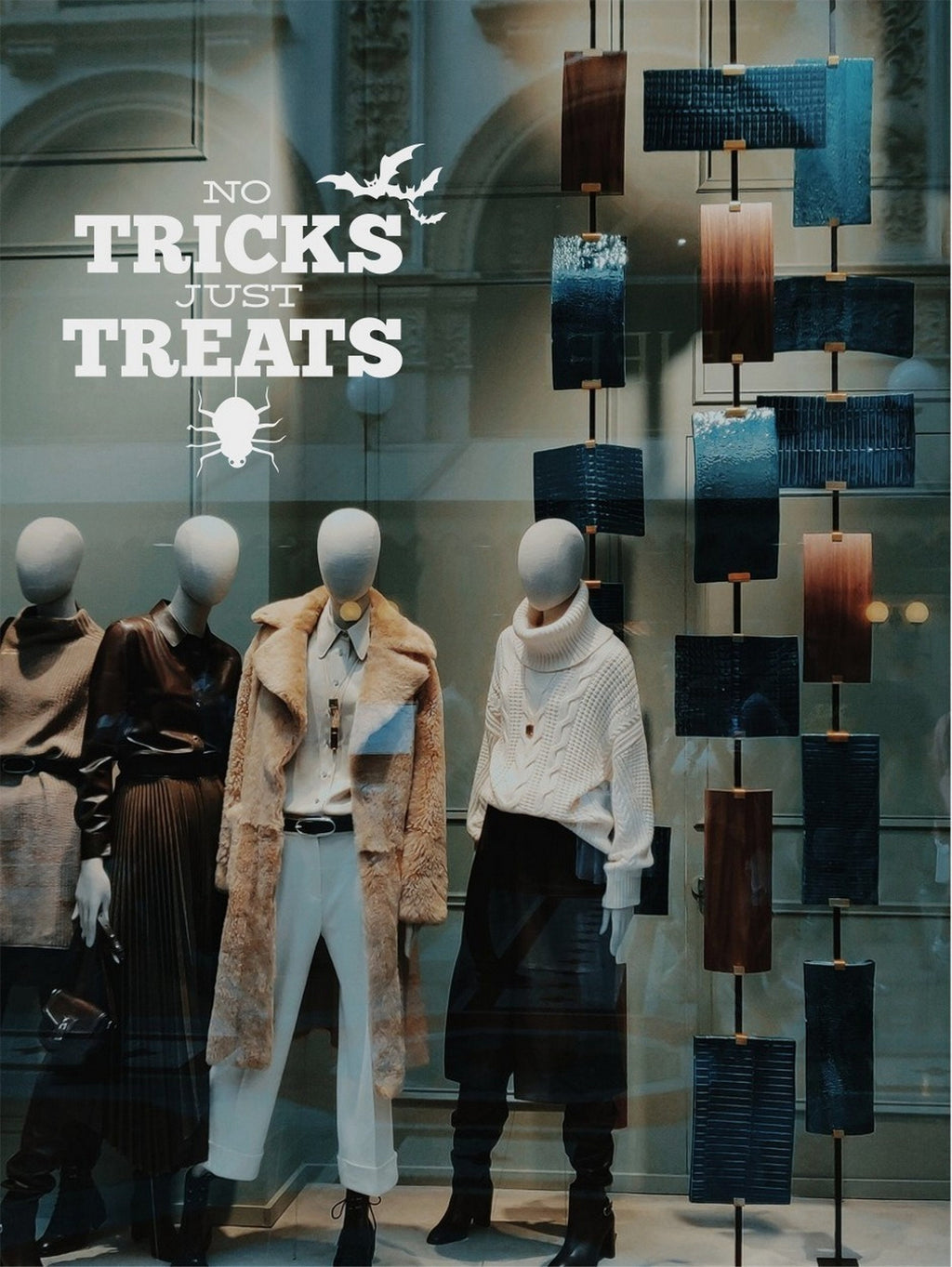 No Tricks Just Treats Halloween Window Sticker product image 6