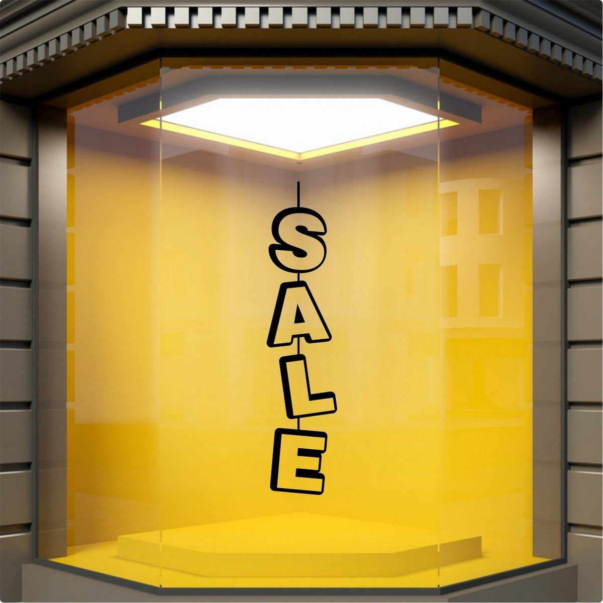 Vertical Sale Shop Window Sticker example 4