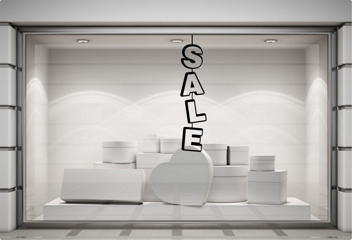 Vertical Sale Shop Window Sticker example 5