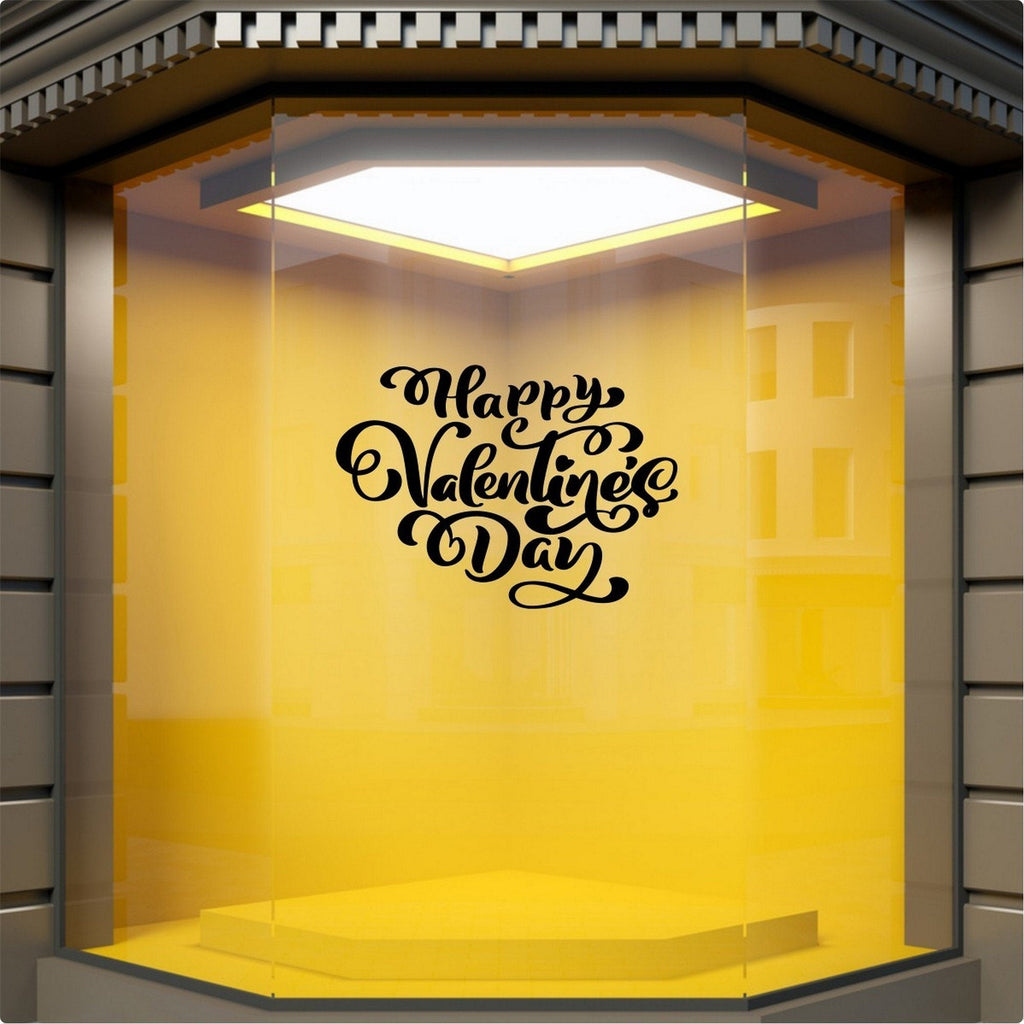 Happy Valentine’s Day Shop Window Sticker example 4