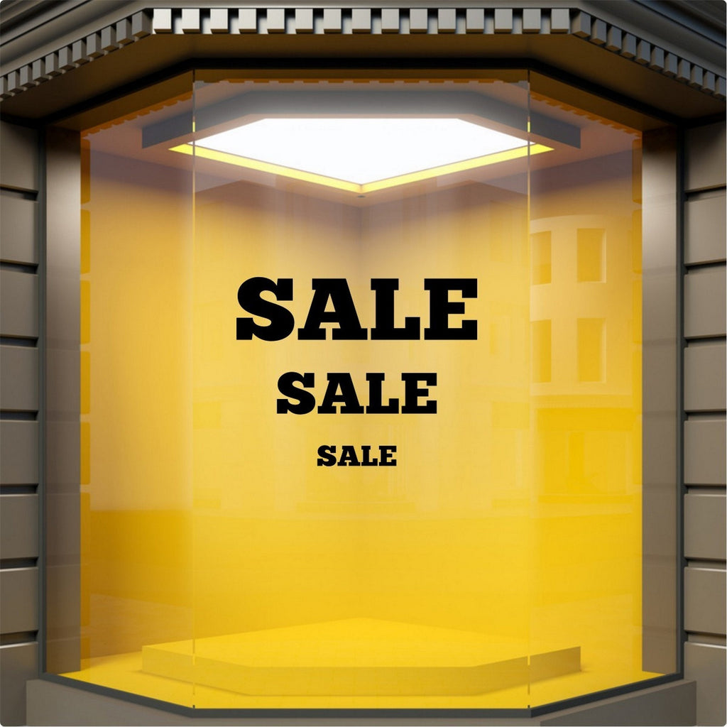 Bold Sale Shop Window Sticker example 3