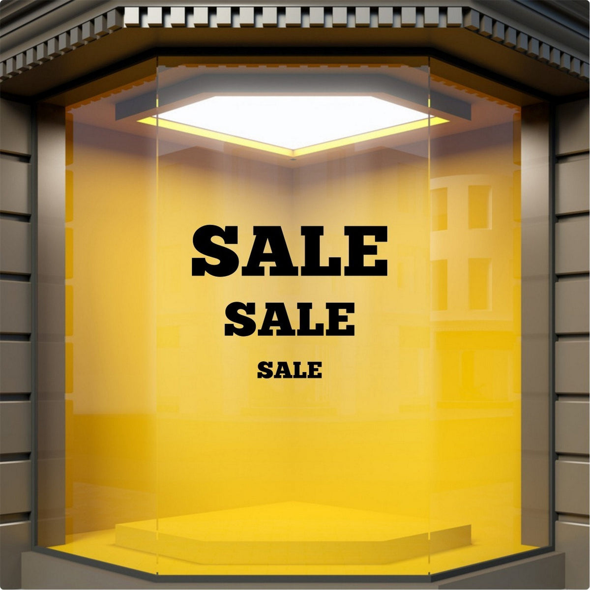 Bold Sale Shop Window Sticker example 3
