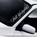 Still Lifestylin Script Windscreen Sticker — example vehicle placement 1.