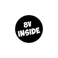 8v Inside Car Sticker