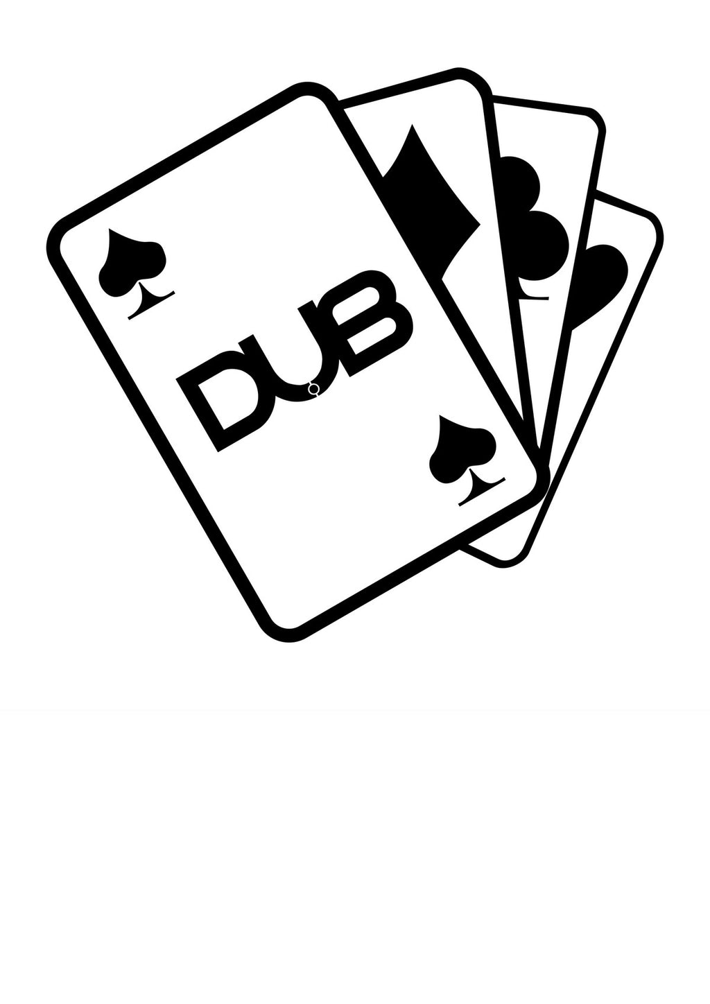 Dub Ace Car Sticker