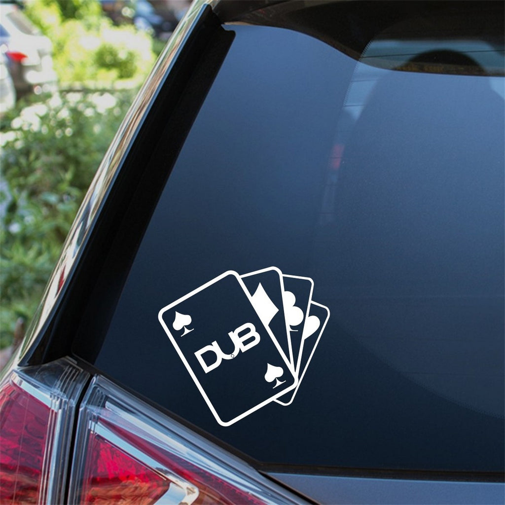 Dub Ace Car Sticker