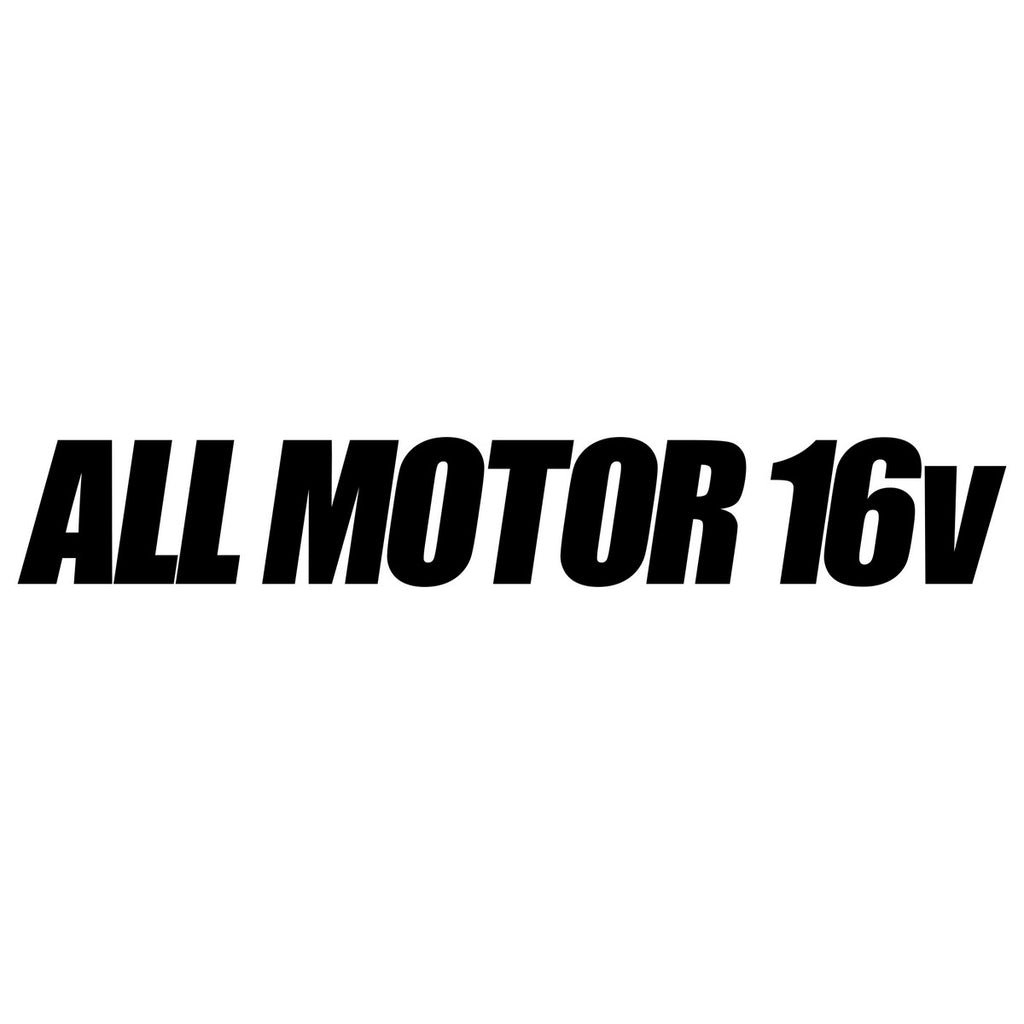 All Motor 16v Car Sticker