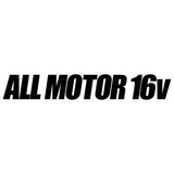 All Motor 16v Car Sticker