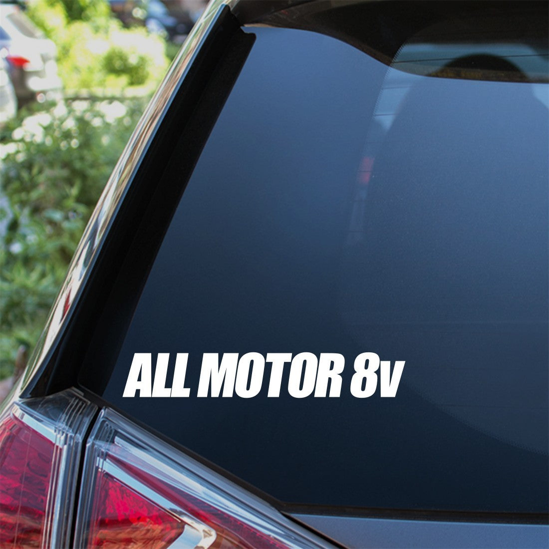 All Motor 8v Car Sticker