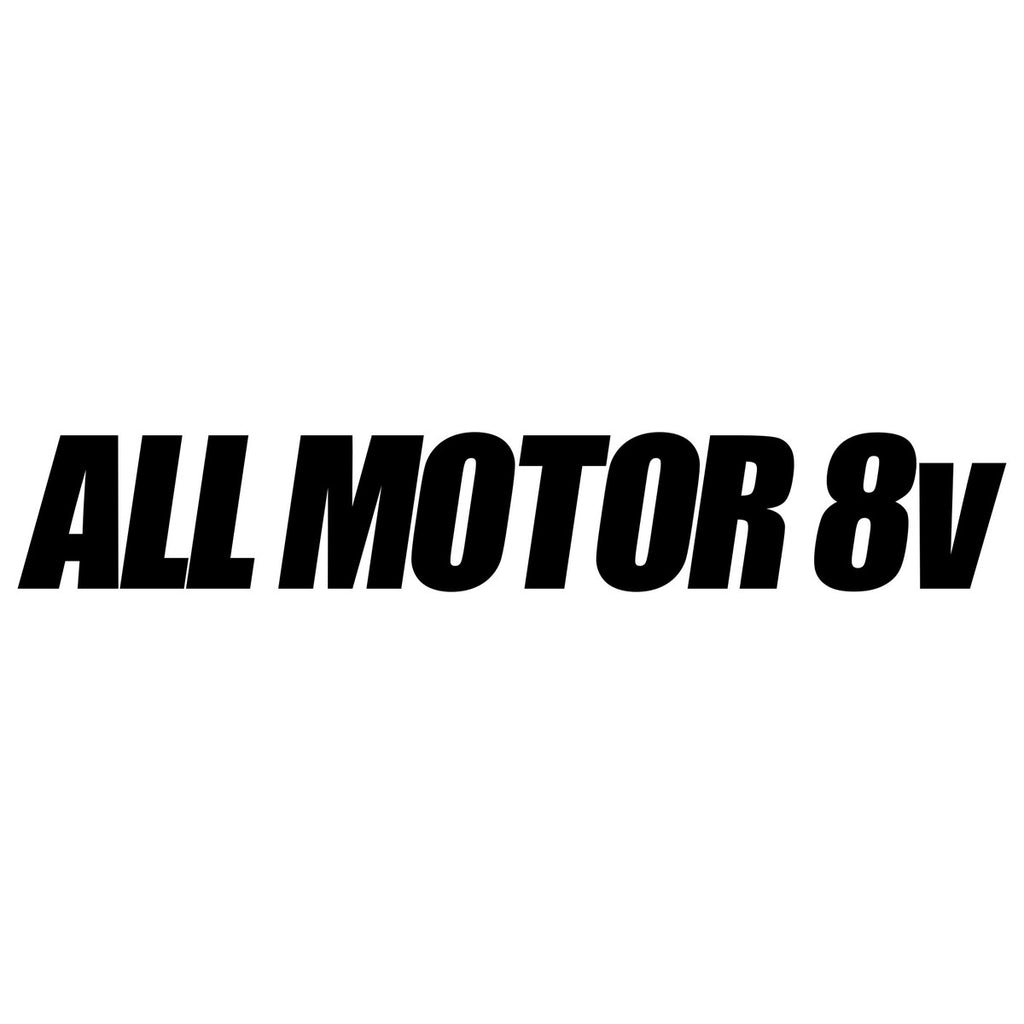 All Motor 8v Car Sticker