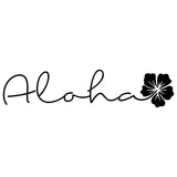 Aloha Hibiscus Car Sticker