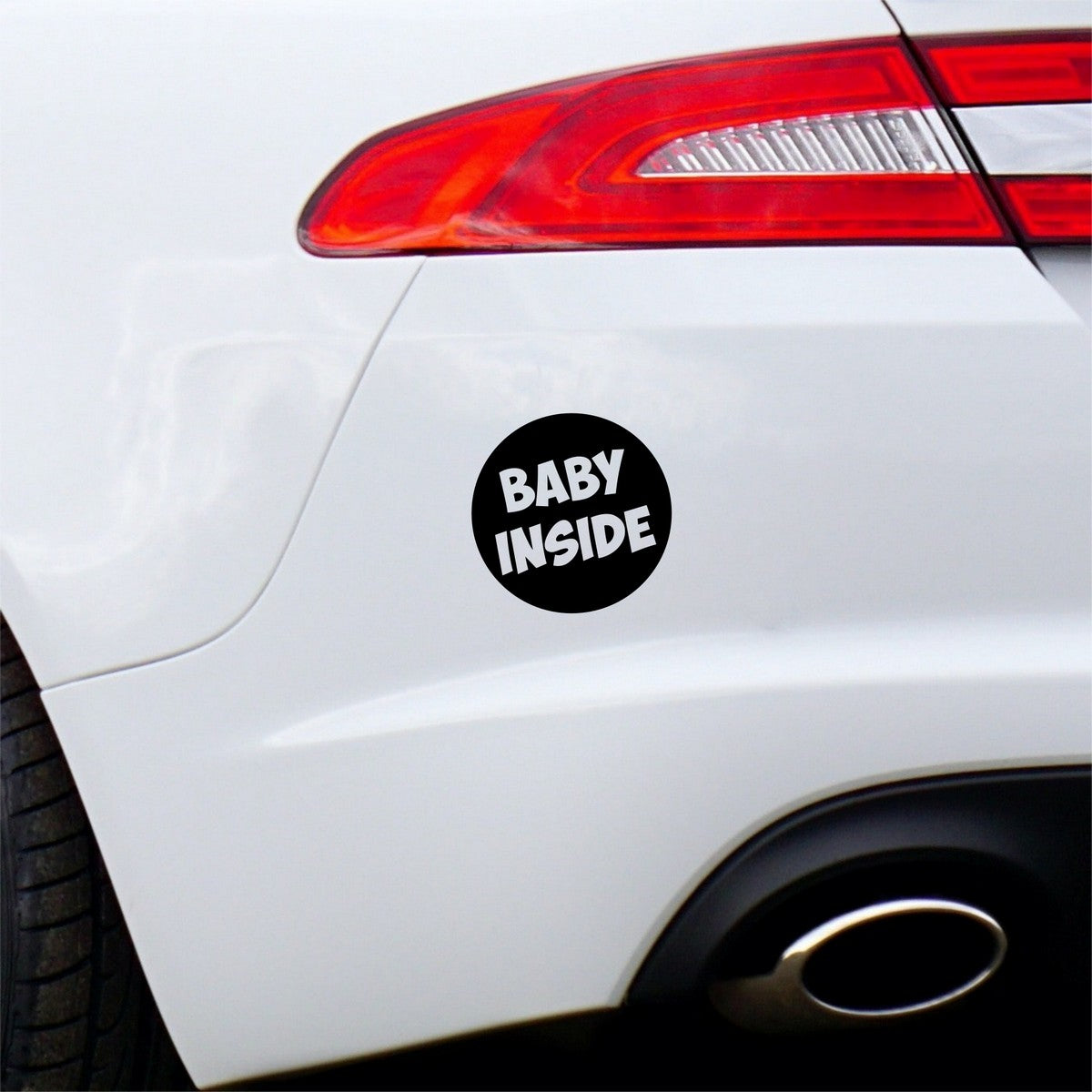 Baby Inside Car Sticker Decal