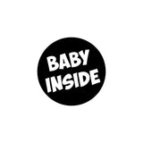 Baby Inside Car Sticker Decal