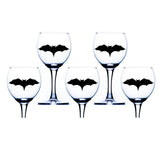 Bat Wine Glass Stickers