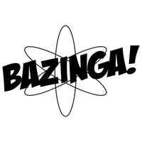 Bazinga Atoms Car Sticker