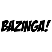 Bazinga Car Sticker