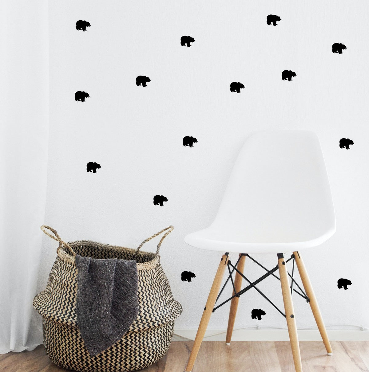 Bear wall stickers