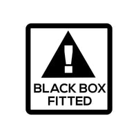 Black box fitted warning car sticker