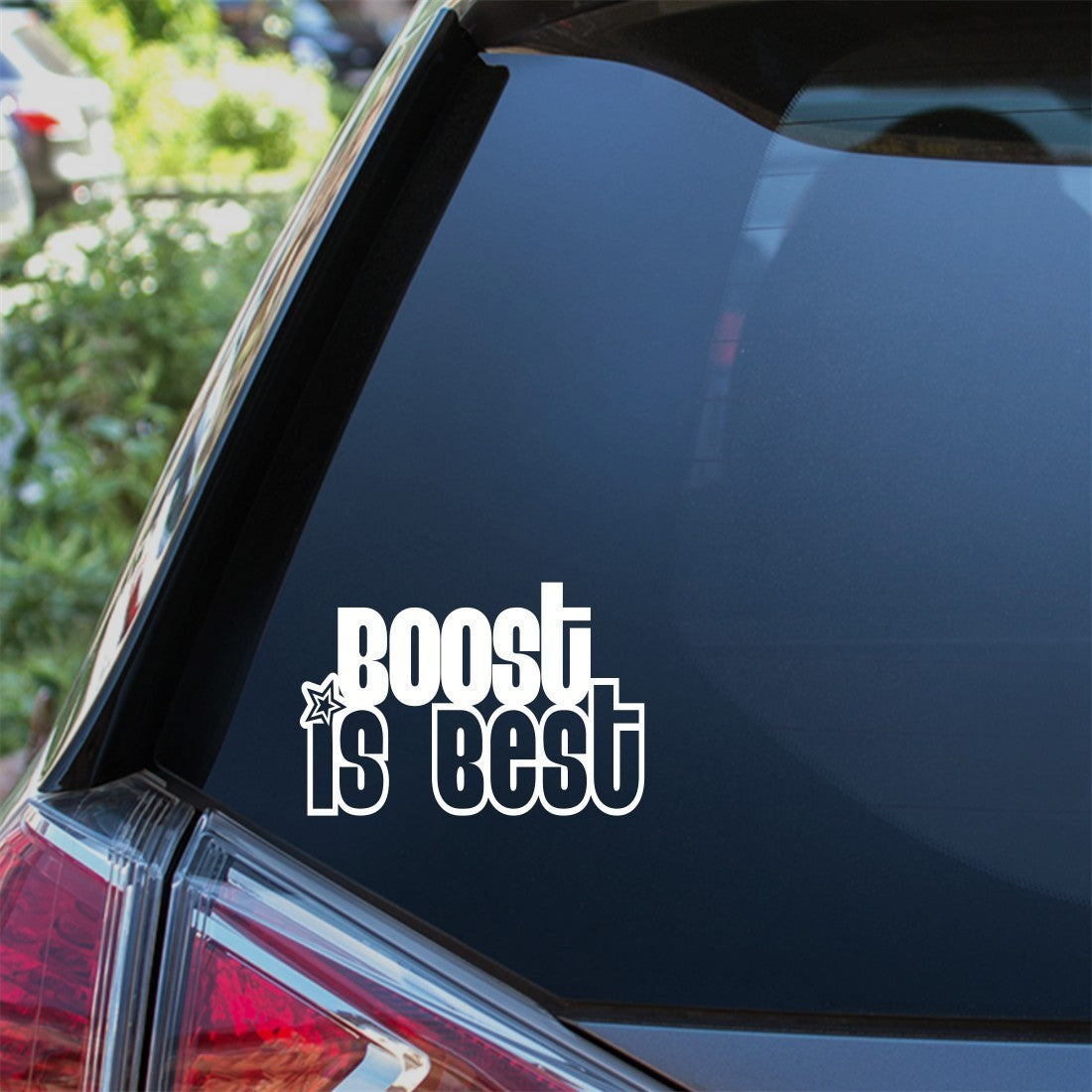 Boost Is Best Car Sticker