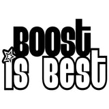 Boost Is Best Car Sticker
