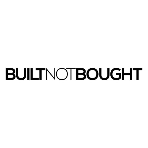 Built Not Bought Car Sticker