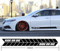 Ride Or Die Car Side Stripes Stickers Decals
