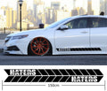 Haters Make Me Famous Side Stripes Stickers Decals