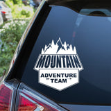 Mountain adventure team sticker