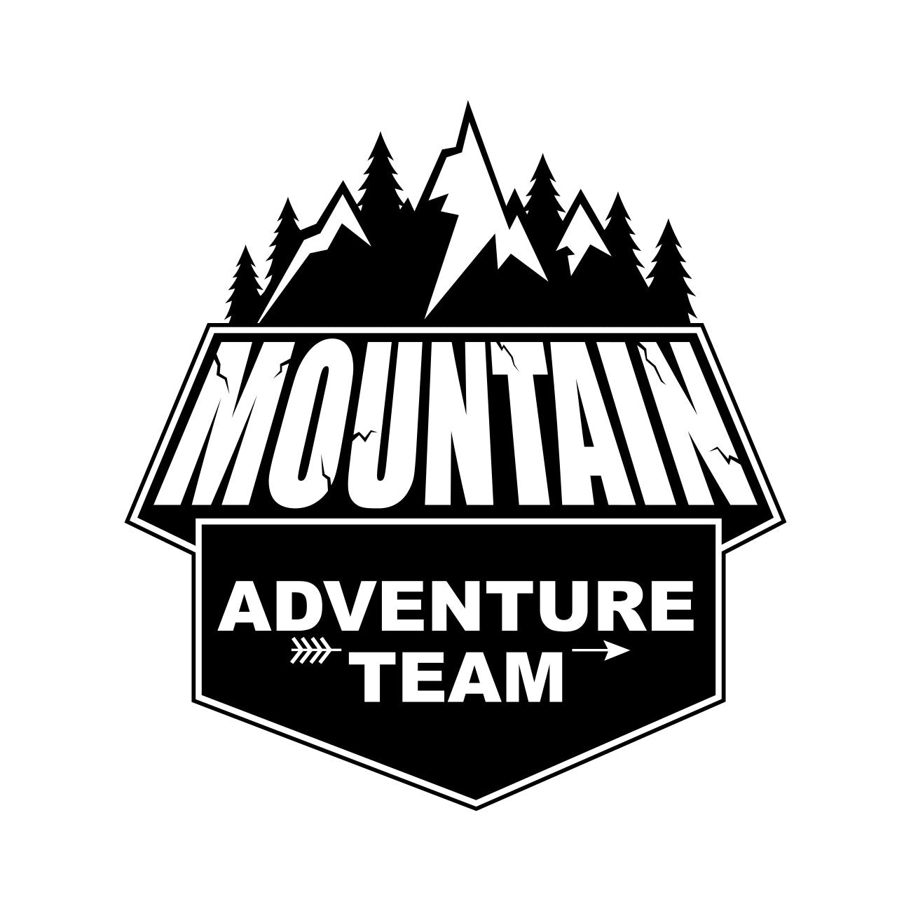 Mountain adventure team caravan decal