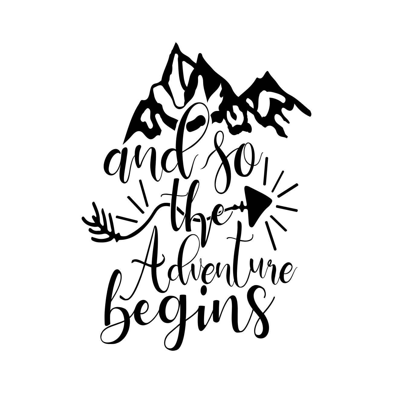 And so the adventure begins caravan sticker