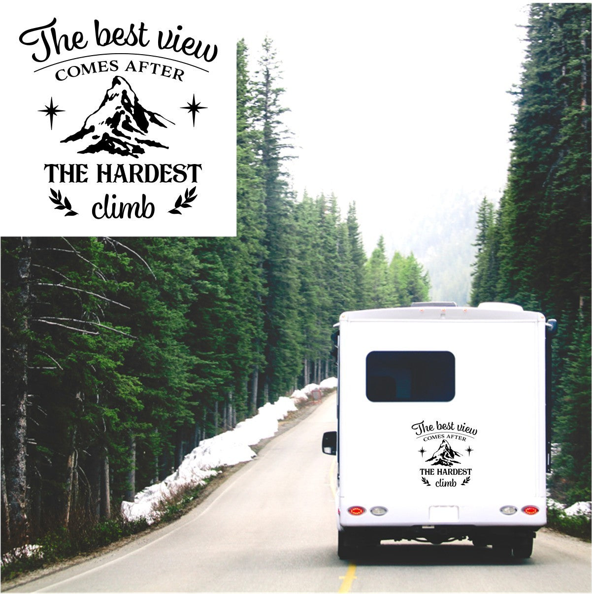 The Best View Comes After The Hardest Climb Sticker
